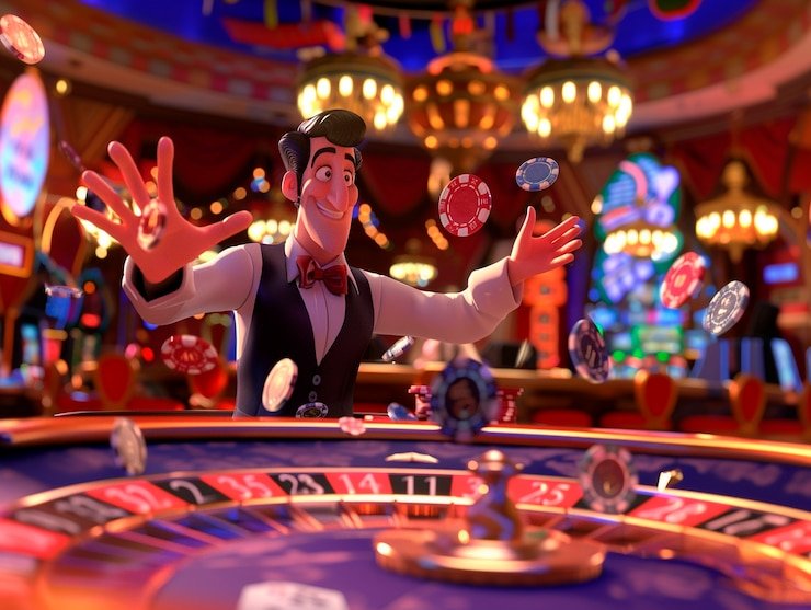Roulette fisik live streaming dari studio Evolution Gaming di sekali 4d